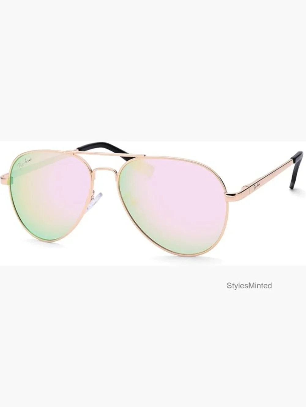 Polarized Aviator Sunglasses for Kids Teens Youth Small Face 52mm